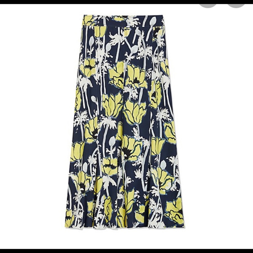 Tory Burch Printed Jersey Skirt